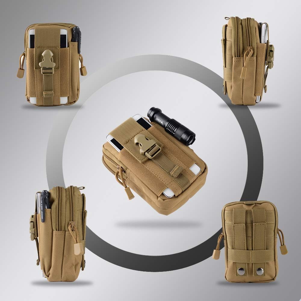 Tactical Molle Belt Pouch Mili - Phone Accessory ulasan dan harga