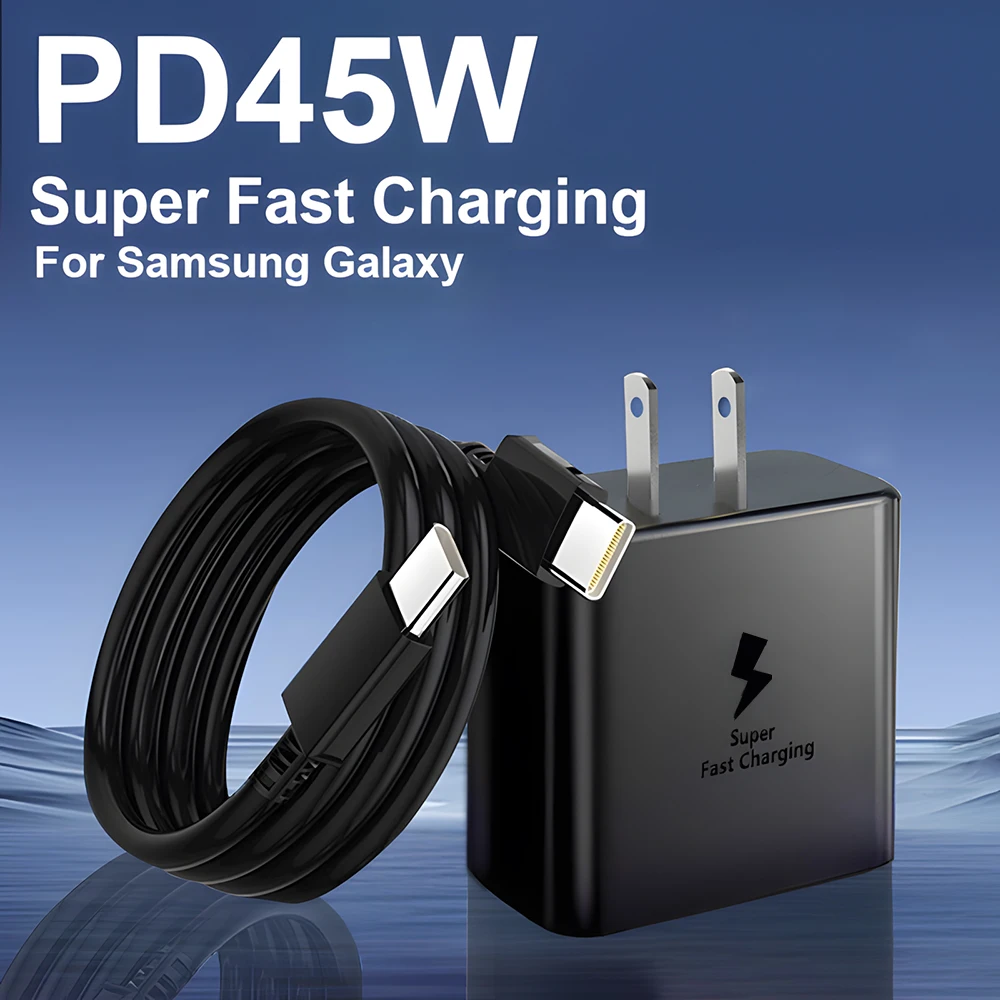 45W Super Fast Charger & USB-C - Phone Accessories Wholesale ulasan dan harga