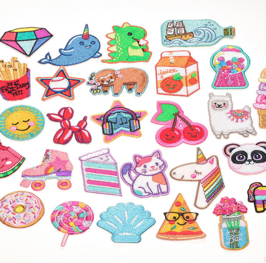 10 Pcs Food Animals Embroidery - Phone Accessories Pictures ulasan dan harga