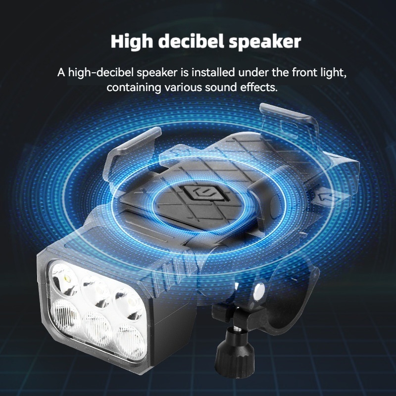Bicycle Front Light with Horn  - Phone Zone Accessories ulasan dan harga