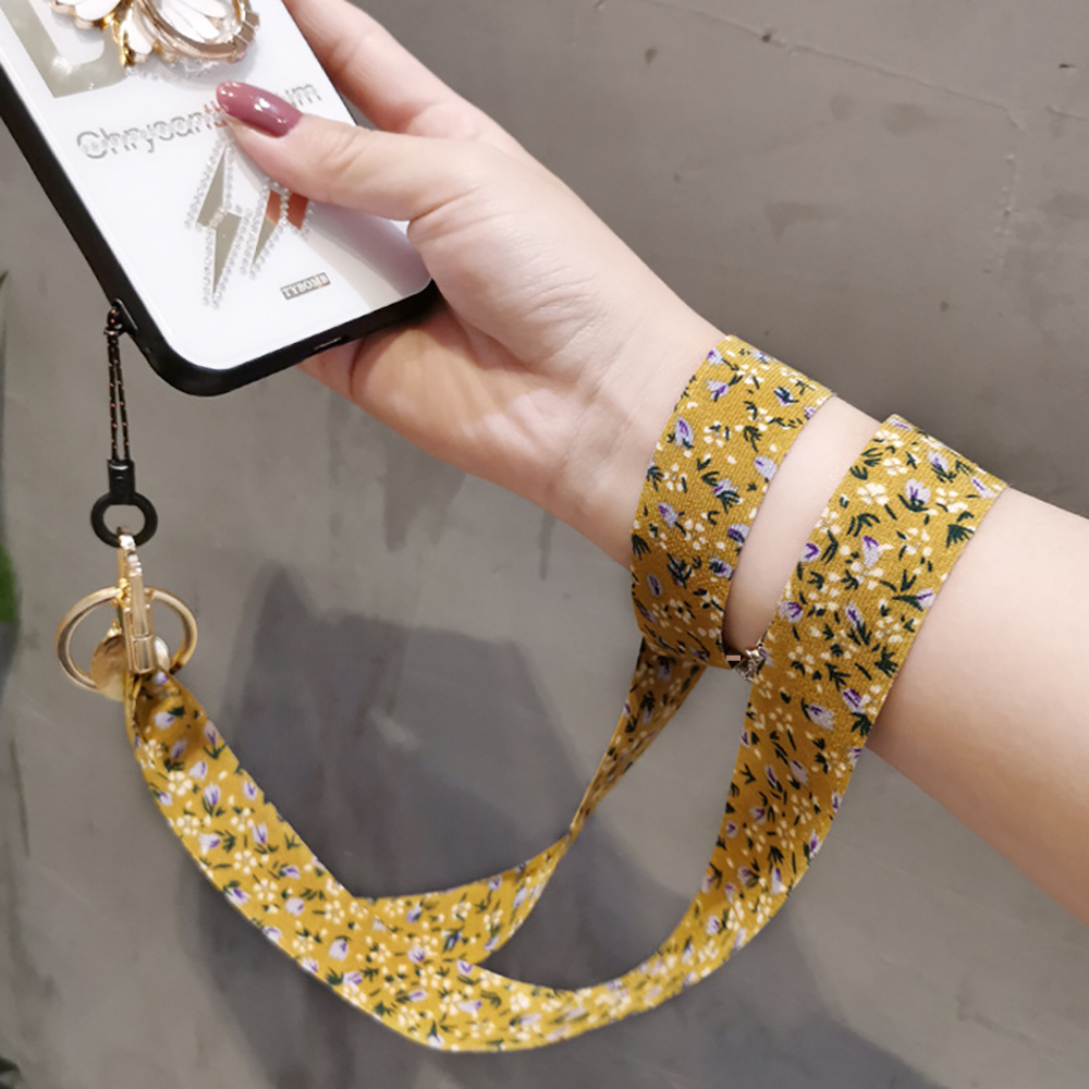 Floral Silk Scarf Mobile Phone - Phone Accessories Pictures ulasan dan harga