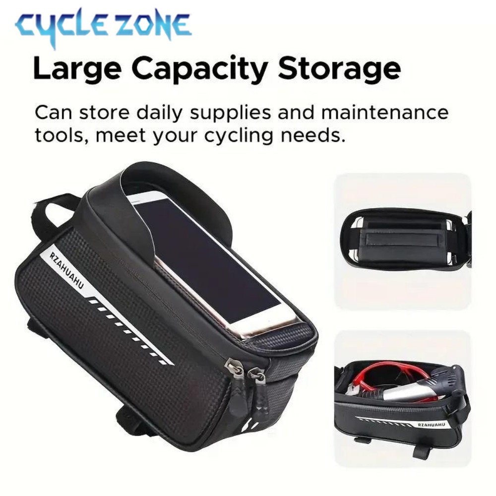 Bicycle Front Beam Bag Front T - Phone Zone Accessories ulasan dan harga