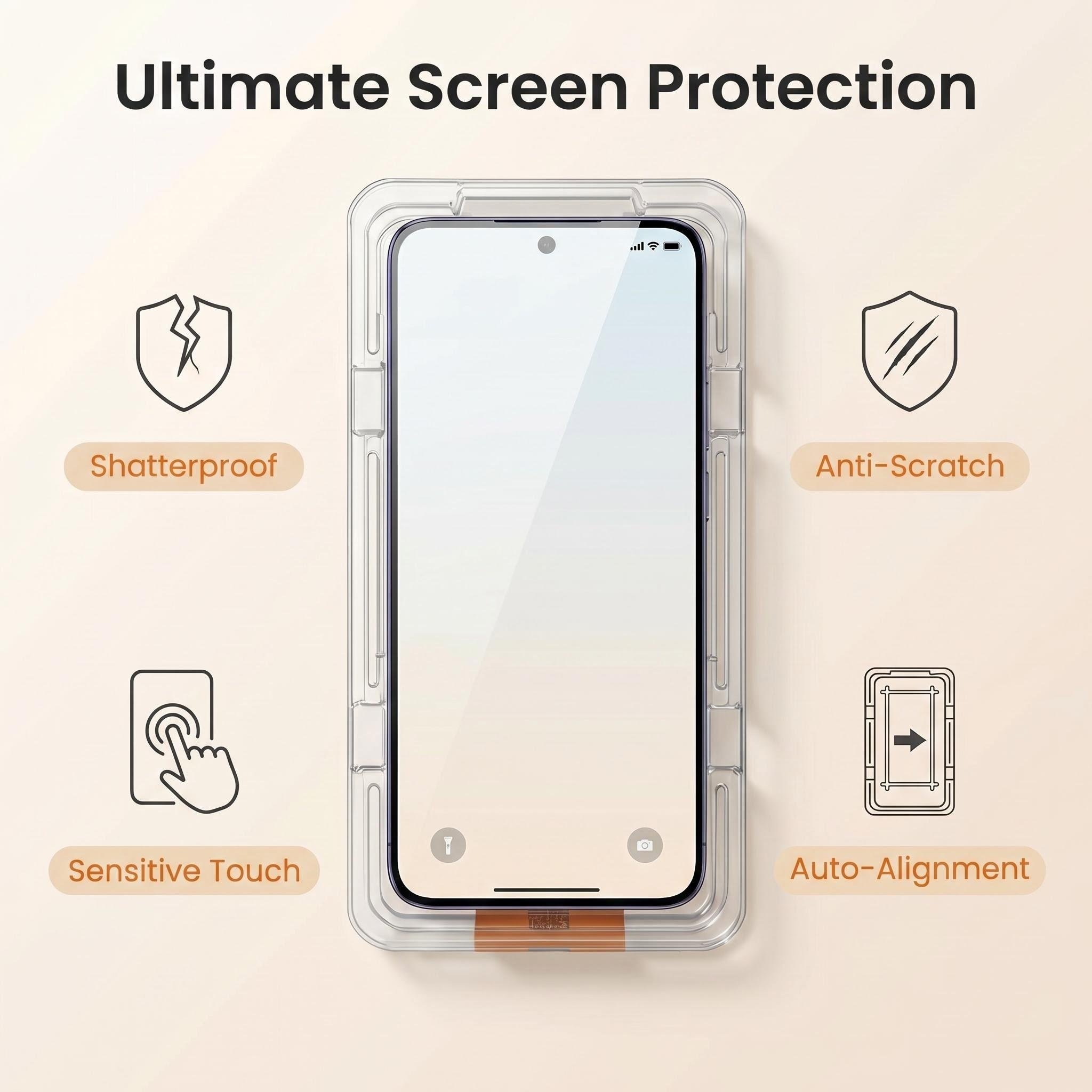 2Pack 4K Dust Free Tempered Gl - Phone Accessories Online Store ulasan dan harga