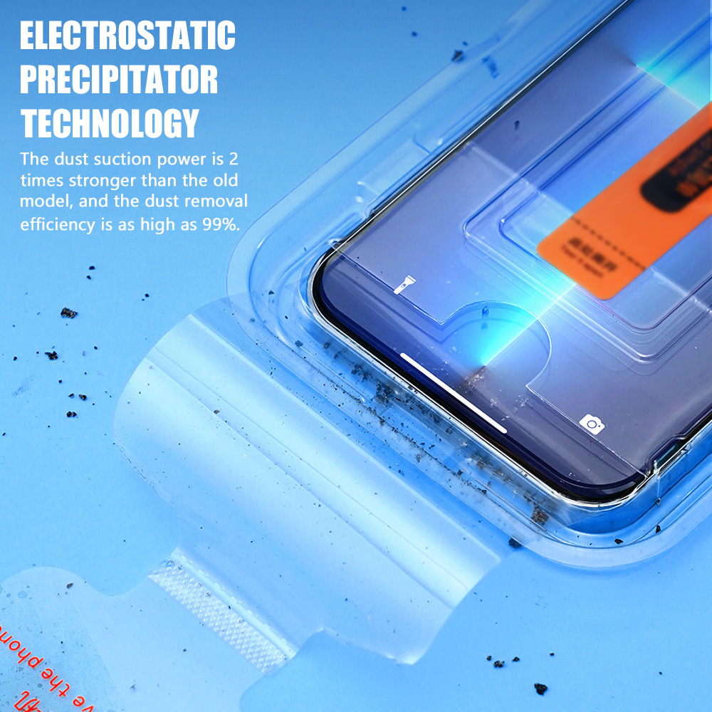 3PCS Dust-free Tempered Glass  - Phone Accessories Online Store ulasan dan harga
